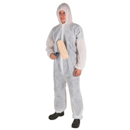 Engangs-kjeledress, Basic, Hvit, str. L...